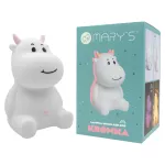 MARY'S LAMPKA NOCNA LED KRÓWKA RÓŻOWA 3000K/RGB