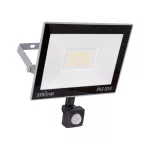 Naświetlacz LED z czujnikiem ruchu KROMA LED S 50W GREY NW