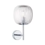 Kinkiet ścienny łazienkowy RUYA E14 max.20W IP44 230V chrom / szkło