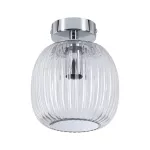 Lampa sufitowa łazienkowa RUYA E14 max.20W IP44 230V chrom / szkło