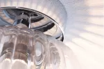 Lampa sufitowa łazienkowa RUYA E14 max.20W IP44 230V chrom / szkło