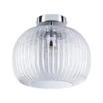 Lampa sufitowa łazienkowa RUYA E27 max.60W IP44 230V chrom / szkło
