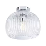 Lampa sufitowa łazienkowa RUYA E27 max.60W IP44 230V chrom / szkło