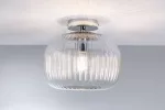 Lampa sufitowa łazienkowa RUYA E27 max.60W IP44 230V chrom / szkło