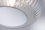 Lampa sufitowa łazienkowa RUYA E27 max.60W IP44 230V chrom / szkło