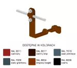 Uchwyt dach.prof.pros.Z-śr. WZÓR 1 Hd=70mm /LA/ TYP AN-24C/LA/-N