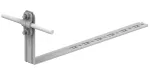 Uchwyt dach.regu.pros.Z-śruba L=280mm, Hd=90mm /OG/ TYP AN-25K/OG/-N