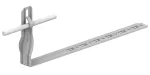 Uchwyt dach.regul.skr.Z-zag. L=420mm, Hd=90mm /OG/ TYP AN-23K/OG/-N