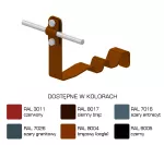 Uchwyt dach.prof.pros.Z-śr. WZÓR 2 H=10cm /LA/ TYP AN-24E/LA/
