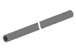 Rura odgromowa 40/34 szara 3m /TW/ TYP AN-RO40/34