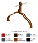 Uchwyt gąsior.prof. Z-śruba WZÓR 11 Hd=70mm /LA/ TYP AN-15M/LA/-N