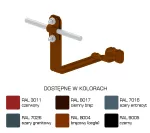Uchwyt dach.prof.pros.Z-śr. WZÓR 20 Hd=70mm /LA/ TYP AN-25S/LA/-N