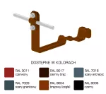 Uchwyt dach.prof.pros.Z-śr. WZÓR 26 Hd=70mm /LA/ TYP AN-26C/LA/-N