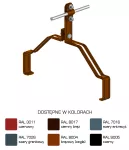 Uchwyt gąsior.prof. Z-śruba WZÓR 15 Hd=70mm /LA/ TYP AN-151K/LA/-N