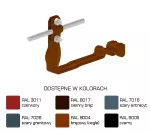 Uchwyt dach.prof.skr.Z-śr. WZÓR 9 Hd=70mm /LA/ TYP AN-28E/LA/-N