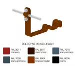 Uchwyt dach.prof.pros.Z-śr. WZÓR 15 Hd=70mm /LA/ TYP AN-25M/LA/-N