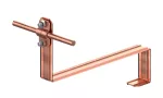 Uchwyt dach.prof.pros.Z-śr. WZÓR 10 Hd=70mm /CU/ TYP AN-25F/CU/-N