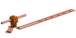 Uchw.dach.uniw.Z-zatrz. L=280mm,Hd=35mm /CU/ brąz TYP AN-19KPN/CU/-N