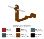 Uchwyt dach.prof.pros.Z-śr. WZÓR 3 Hd=70mm /LA/ TYP AN-24G/LA/-N