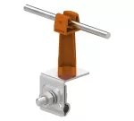 Uchw.na felc uniwersal.Z-zatrz.H=7cm /OH/ brązowy TYP AN-06H/OH/