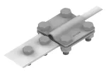 Złącze kontrolne 6-śrubowe M8 B=50mm typ 4 (stal ocynkowana ogniowo) AN-07B/OG/