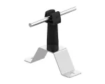 Uchwyt przykręcany Hd=100mm Z-zatrzask /OH/ czarny TYP AN-11W/OH/C
