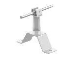 Uchwyt przykręcany Hd=100mm Z-zatrzask /OH/ szary TYP AN-11W/OH/S