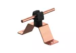 Uchwyt przykręcany Hd=60mm Z-zatrzask /CU/ czarny TYP AN-11WN/CU/C