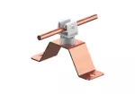 Uchwyt przykręcany Hd=60mm Z-zatrzask /CU/ szary TYP AN-11WN/CU/S