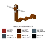 Uchwyt dach.prof.pros.Z-śr. WZÓR 8 H=10cm /LA/ TYP AN-25D/LA/