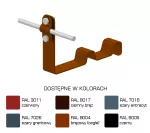 Uchwyt dach.prof.pros.Z-śr. WZÓR 11 H=10cm /LA/ TYP AN-25G/LA/