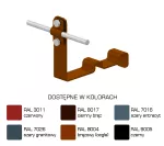 Uchwyt dach.prof.pros.Z-śr. WZÓR 18 H=10cm /LA/ TYP AN-25P/LA/