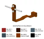 Uchwyt dach.prof.pros.Z-śr. WZÓR 21 H=10cm /LA/ TYP AN-25T/LA/