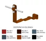 Uchwyt dach.prof.pros.Z-śr. WZÓR 22 H=10cm /LA/ TYP AN-25U/LA/