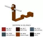 Uchwyt dach.prof.pros.Z-śr. WZÓR 23 H=10cm /LA/ TYP AN-25W/LA/
