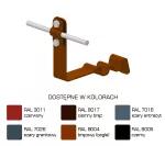 Uchwyt dach.prof.pros.Z-śr. WZÓR 25 H=10cm /LA/ TYP AN-26B/LA/