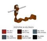 Uchwyt dach.prof.skr.Z-śr. WZÓR 8 H=10cm /LA/ TYP AN-28D/LA/
