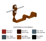 Uchwyt dach.prof.skr.Z-śr. WZÓR 11 H=10cm /LA/ TYP AN-28G/LA/