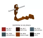 Uchwyt dach.prof.skr.Z-śr. WZÓR 25 H=10cm /LA/ TYP AN-29B/LA/
