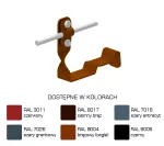Uchwyt dach.prof.skr.Z-śr. WZÓR 29 H=10cm /LA/ TYP AN-29F/LA/