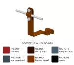 Uchwyt dach.prof.pros.Z-śr. WZÓR 33 H=10cm /LA/ TYP AN-26J/LA/