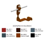 Uchwyt dach.prof.skr.Z-śr. WZÓR 33 H=10cm /LA/ TYP AN-29J/LA/