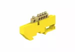 Listwa zacis.ochronna 5-modułowa/5x16mm2/Żółta/TM/ TYP LZ0501-Z