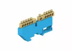 Listwa zacis.ochronna2x5-moduł./10x16mm2/Niebi/TM/ TYP LZ0510-N