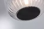 Lampa sufitowa łazienkowa RUYA E14 max.20W IP44 230V czarny matowy / szkło