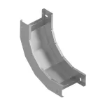 NIXSO 90X100X125 IX - łuk wznosz. 90° INOX(1 szt.)