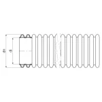 RURA KOPOFLEX KF 125 Czerwona (25m.)