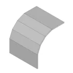 VKO 90X85X600 F - pokrywa opad. łuku 90° (1 szt.)