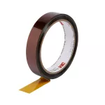Taśma elektroizolacyjna z folii poliamidowej 3M™ 92, bursztynowa, klej silikonowy, 305 mm x 33 m x 0,08 mm, Log Roll