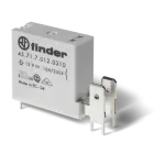 Przekaźnik miniaturowy 1 Z; 16A; 12V DC; PCB, 45.71.9.012.0310